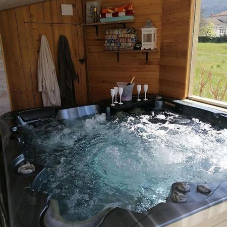 Chambre Avec Jacuzzi Privatif "Le Pecher" Bed & Breakfast Saillans  ภายนอก รูปภาพ